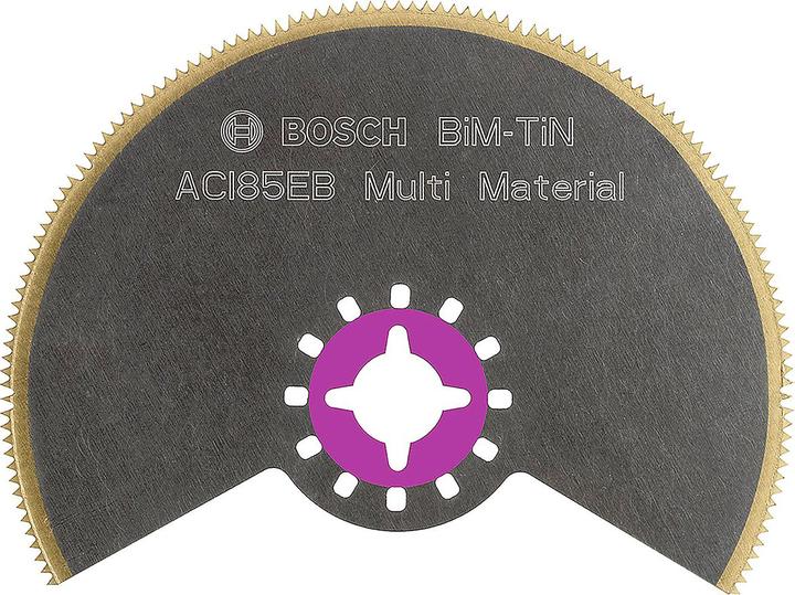 Produktbild Bosch Professional Zubehör BIM-TiN Segmentsägeblatt ACZ 85 EIB, Multi Material, 85 mm, 1er-Pack