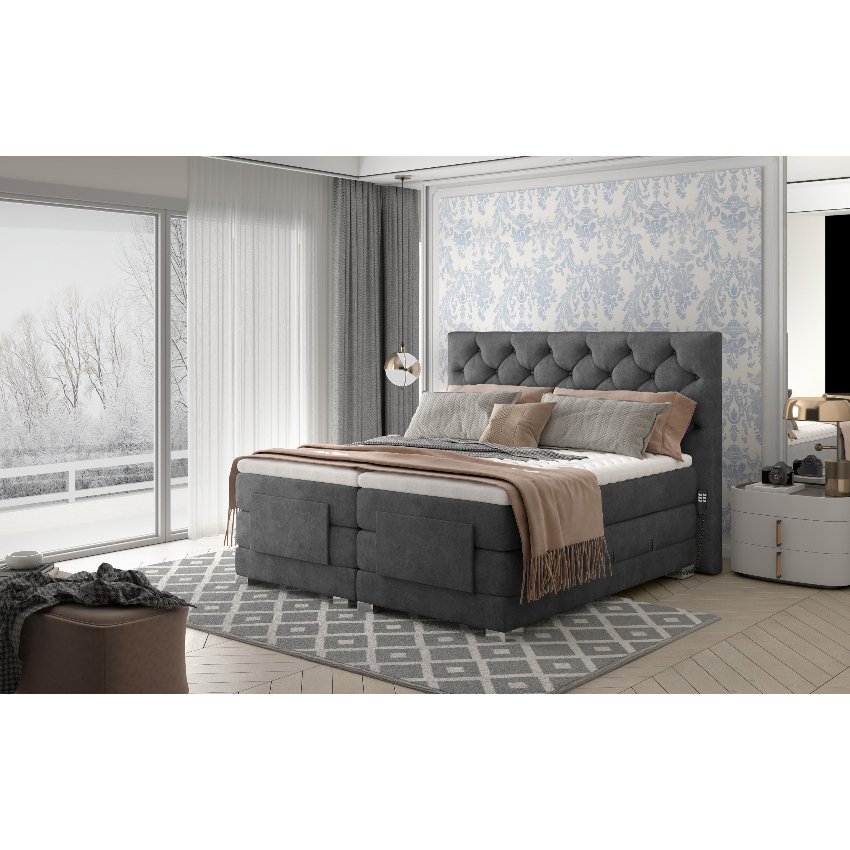 ELTAP, Boxspringbett, Clover (140 x 200 cm)