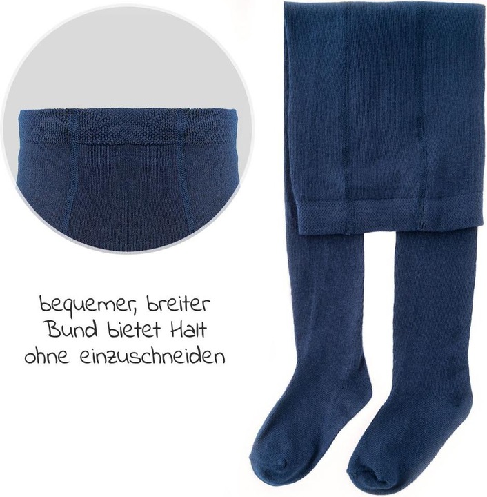 La Loona LaLoona Baby-Strumpfhosen Strumpfhose 2er Pack - Marine -