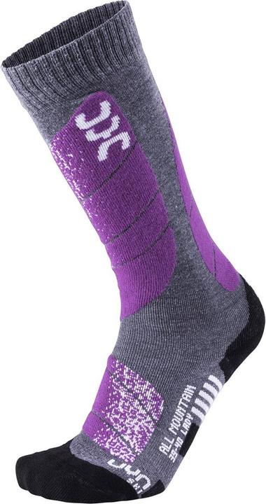 Medium Grey Melange, Purple