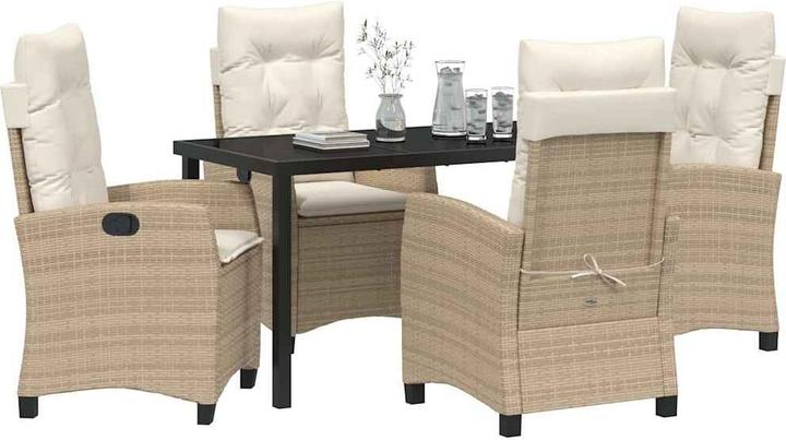 Produktbild vidaXL Garten Essgruppe (140 x 70 x 73 cm)