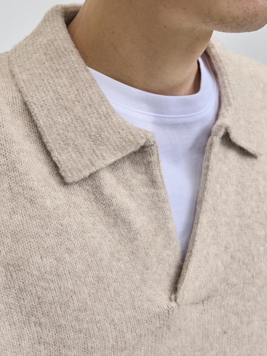 Image du produit Jack & Jones Einfarbig Strickpullover Strickpullover (L)