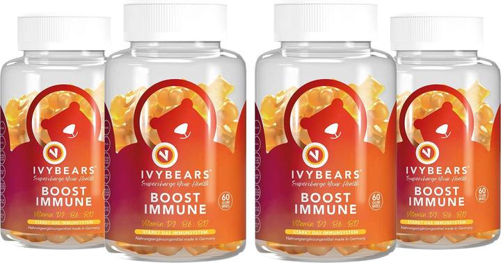 Actual product image IVYBears Boost IMMUNE 4 Pack (4 Piece, Gummies, 600 g)