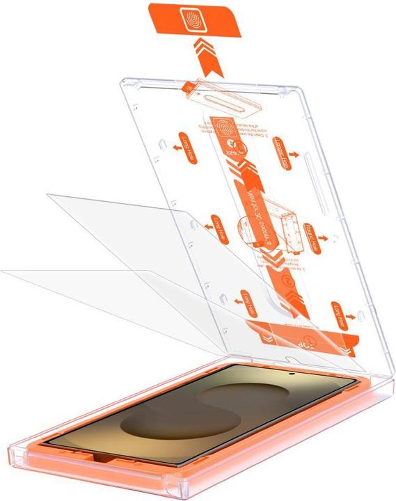 Actual product image 4Kom Tech-Protect Quick Set+ Panzerglas für Samsung Galaxy S25 Ultra - Transparent (1 pcs., Samsung Galaxy S25 Ultra)