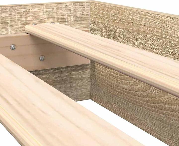 Immagine prodotto VidaXL Libreria letto rovere Sonoma 75x190 cm materiale legno (75 x 190 cm)