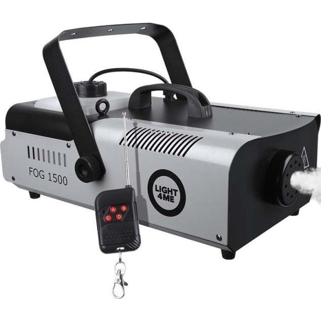 No Name LIGHT4ME FOG 1500 Generatore di fumo di nebbia telecomandato, Macchina fumo