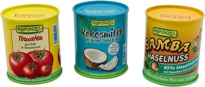 Immagine prodotto Tanner Lattine di metallo per alimenti naturali Rapunzel