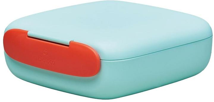 Chic.Mic Lunchbox square-Real talk Hellblau/Rot