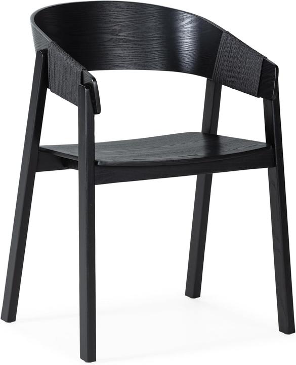 Produktbild Sessel aus Eiche mit Seilakzent