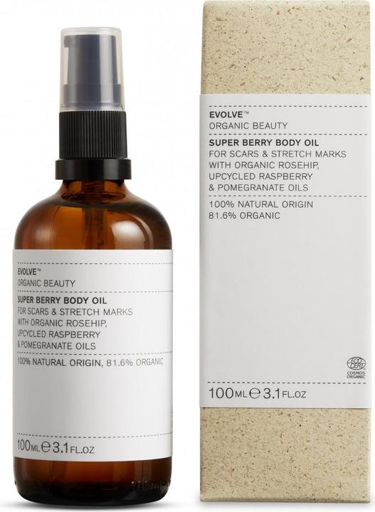 Produktbild Evolve Beauty Super Berry Natural Body Oil for Scars and Stretch Marks 100ml (Körperöl, 100 ml)