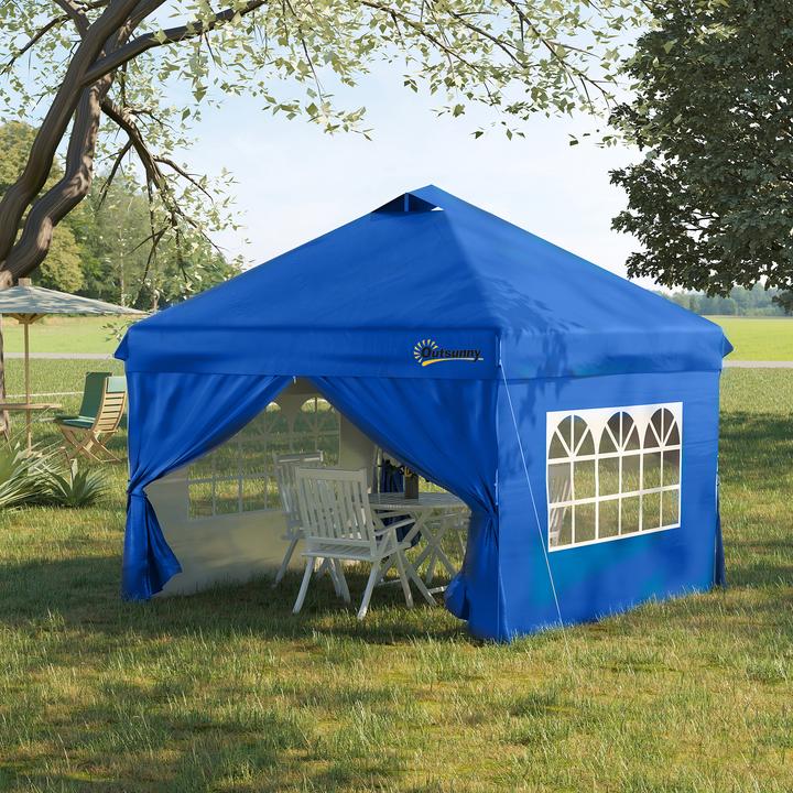 Actual product image Outsunny Pavilion with roll-up bag (300 cm, 300 cm)