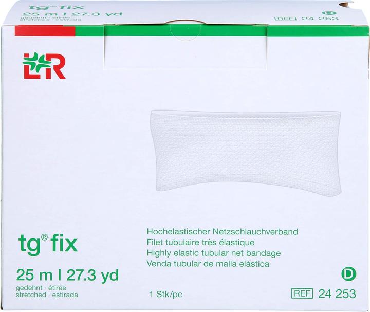 Actual product image Lohmann & Rauscher fix hochelastischer Netzschlauchverband 25m D für grossen Kopf, kleinen Rumpf