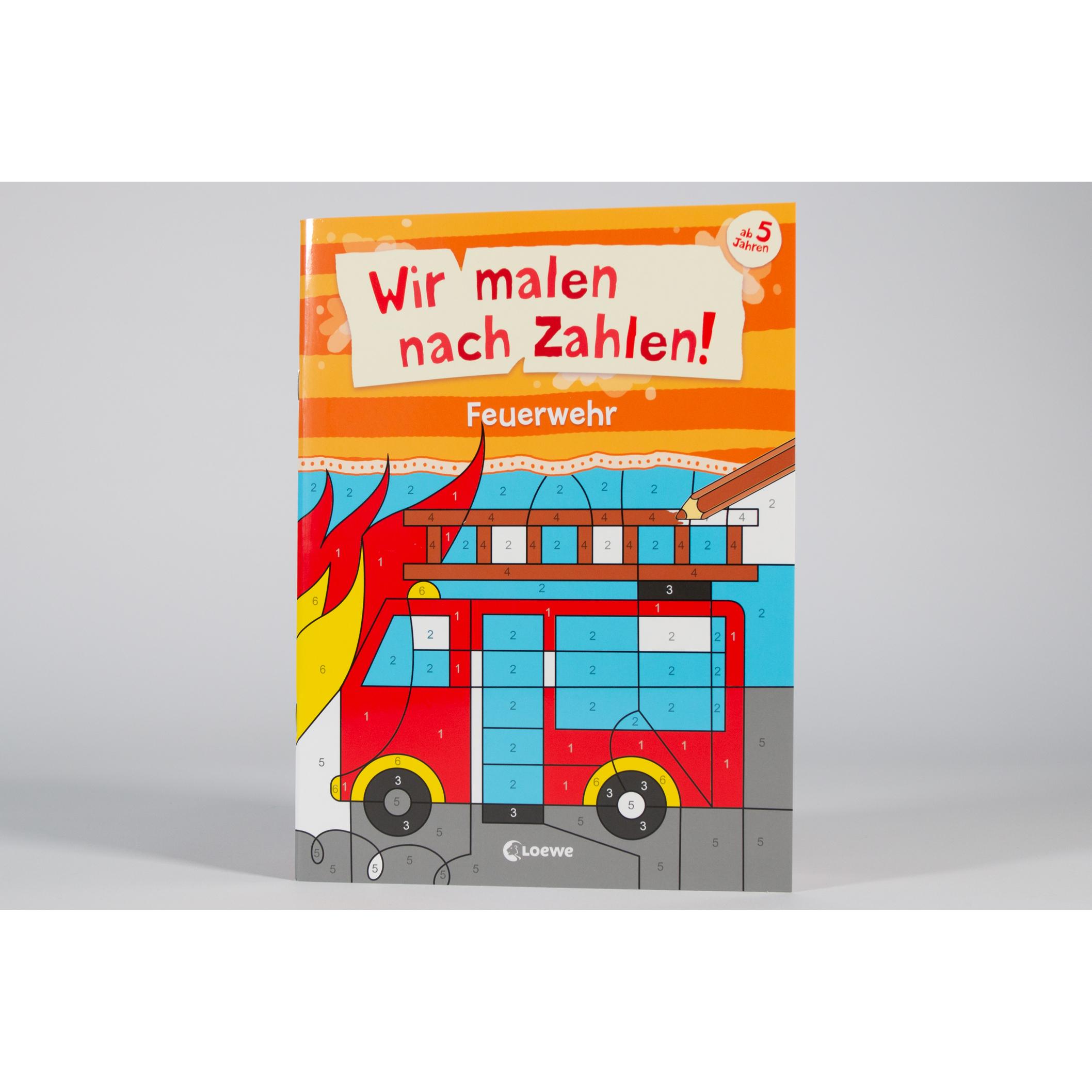 Thumbnail - Loewe Wir malen nach Zahlen! - Feuerwehr