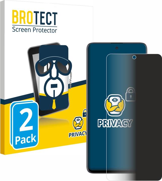 Produktbild BROTECT Sichtschutzfolie Anti-Spy Privacy Folie Blaulicht-Schutz (2 Stück, Samsung Galaxy A51 5G)
