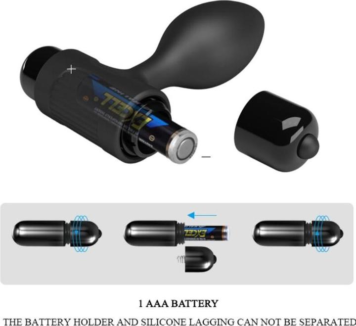 Image du produit Pretty Love Butt Plug avec vibration Silcione