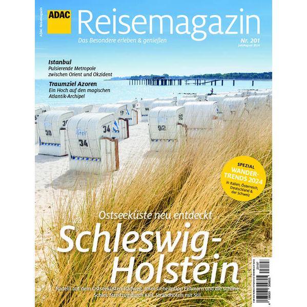 Reisemagazin mit Titelthema Schleswig-Holstein, Zeitschriften Abo