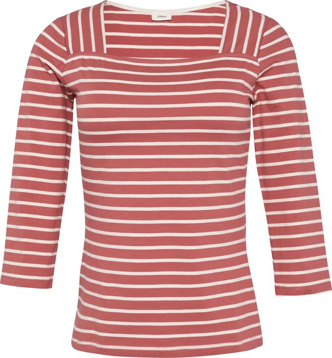 Immagine prodotto S.Oliver T-Shirt Gestreiftes Shirt im Slim Fit mit 3/4-Arm (40)