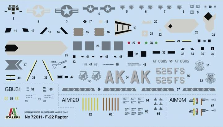 Produktbild 1:72 F-22 Raptor