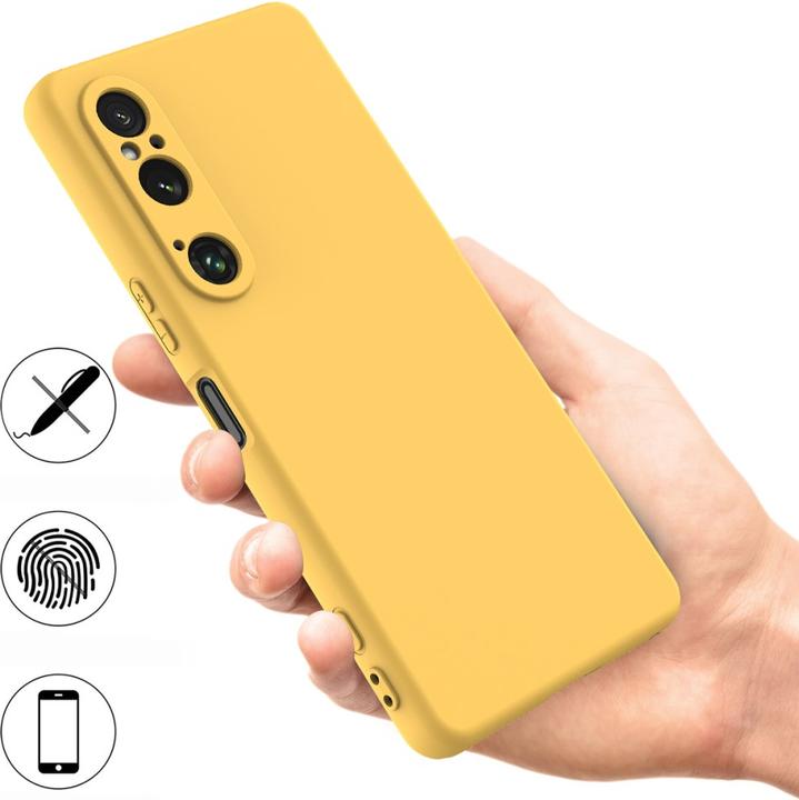 Actual product image Cover-Discount Sony Xperia 1 VI - Silicone rubber cover (Sony Xperia 1 VI)