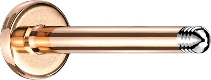 Immagine prodotto Star Piercing Asta per labbra in oro rosa (senza ottone, Acciaio chirurgico 316L)