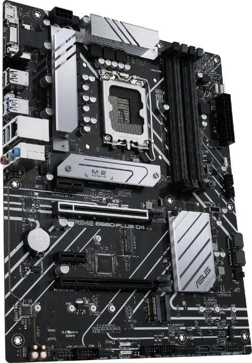 Produktbild ASUS Mainboard PRIME B660-PLUS D4 - ATX - Socket LGA1700 - Intel B660 (LGA 1700, Intel B660, ATX)