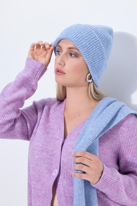 Actual product image Ulla Popken Melange Knit Beanie (One size)