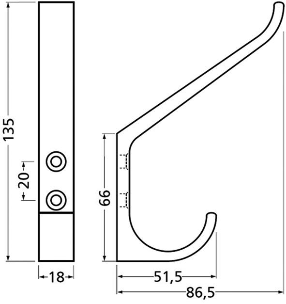 Immagine prodotto Hermeta Garderobenhaken