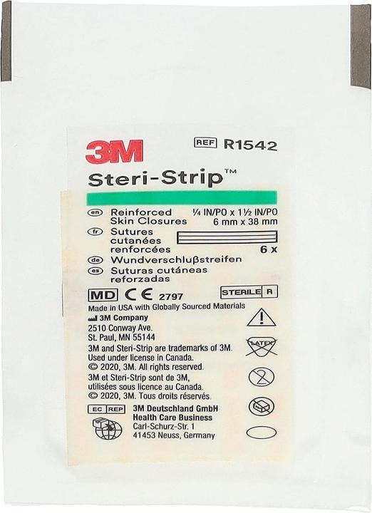 Actual product image 3M 6x38mm weiss verstärkt (12 x)