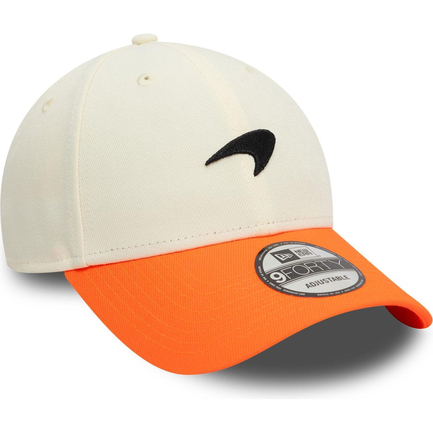 New Era, Herren, Cap, 9Forty Snapback Cap - CONTRAST VISOR McLaren Racing, Beige