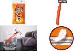 Actual product image Bic 3 Sensitive Disposable Razors 8 pcs
