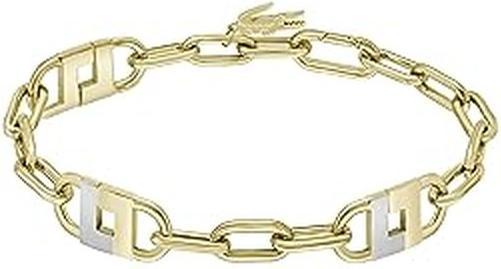 Lacoste - Charms 2040162 Women's Statement Gold Plated Bracelet (19 cm, Gelb Gold Ion Plating)