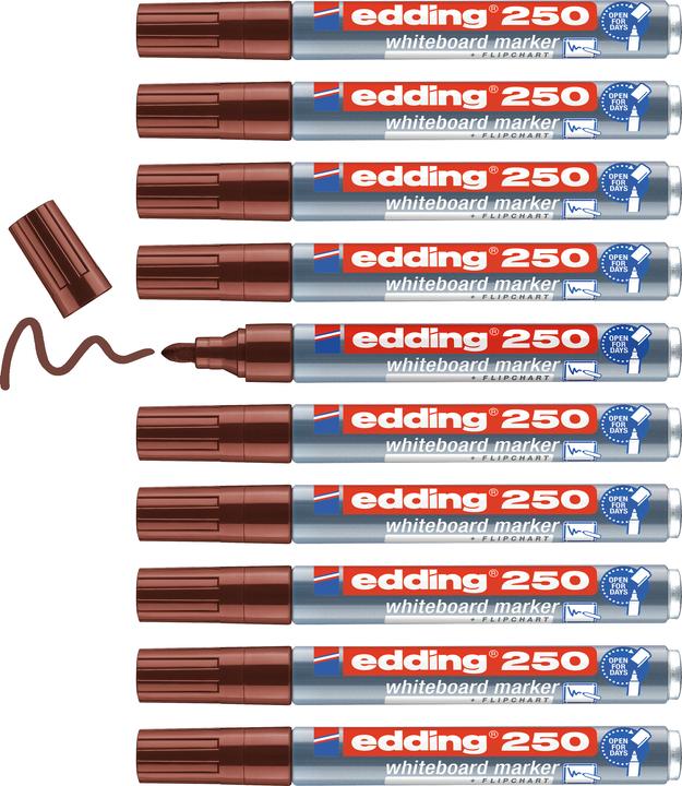 Actual product image Edding Whiteboard marker 250 (Brown, 3 mm, 1 x)