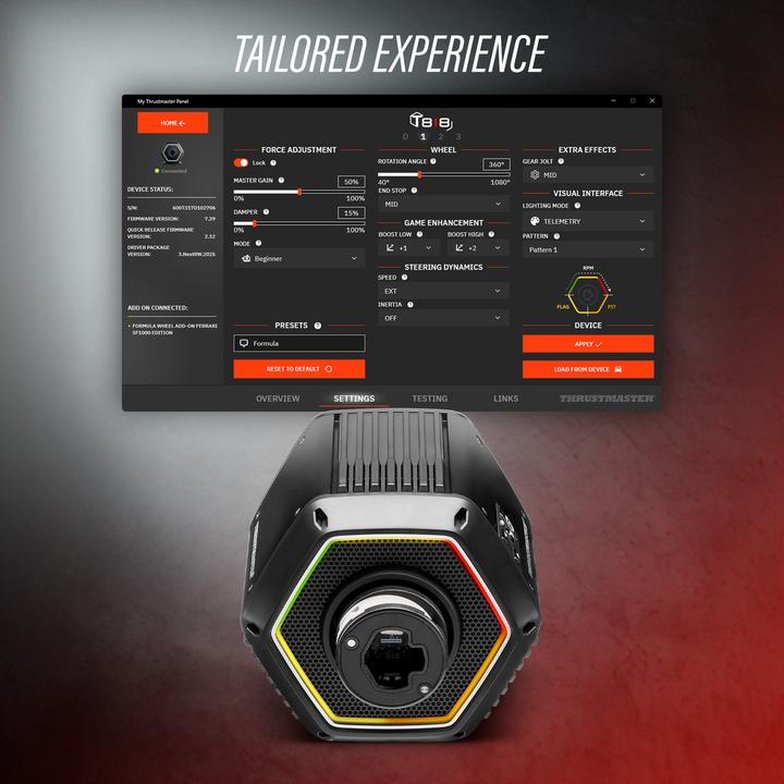 Actual product image Thrustmaster T1818 Black Edition (Windows)