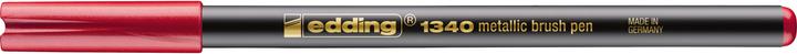 Produktbild Edding 1340 - Brushpen (Metallic Rot, 1 x)