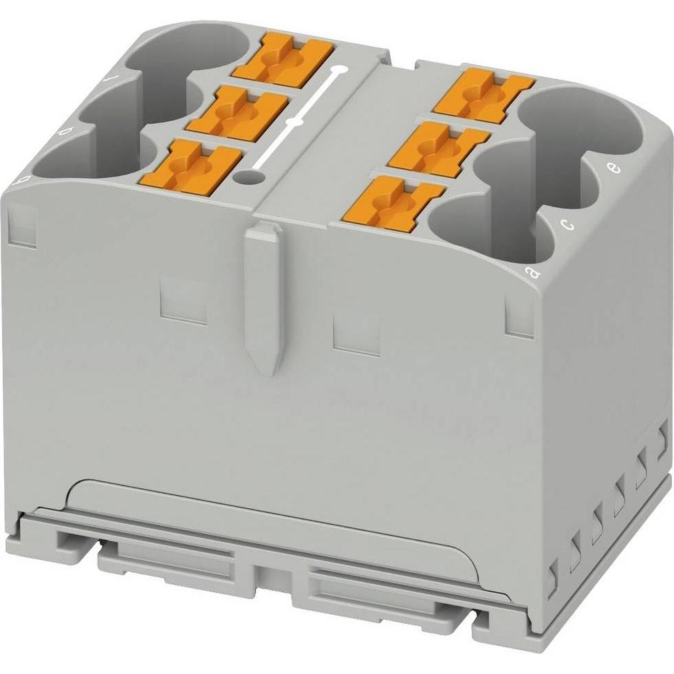 Phoenix PTFIX 6X10/S GY 1082387 Verteilerblock Polzahl (num): 6 0.5 mm² 10 mm² G (Verteiler), Elektronikzubehör + Gehäus...