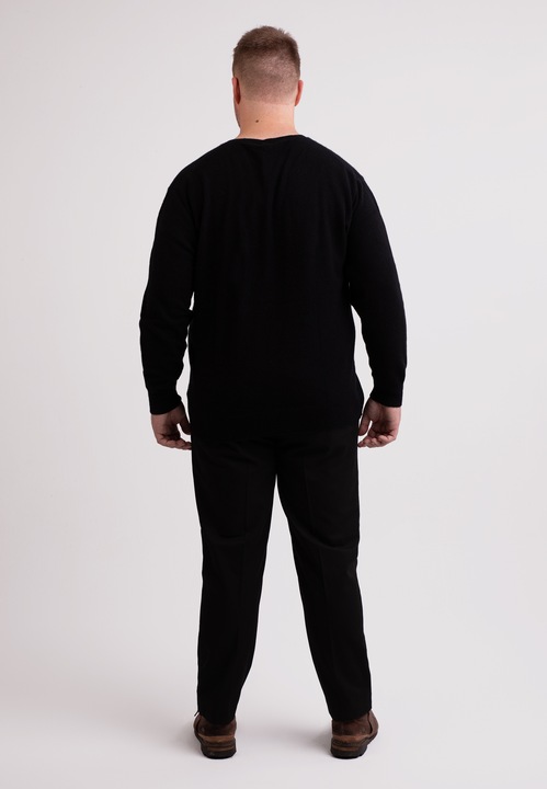 Actual product image Cash-Mere Recycelter Kaschmir V-Ausschnitt Pullover (3XL)
