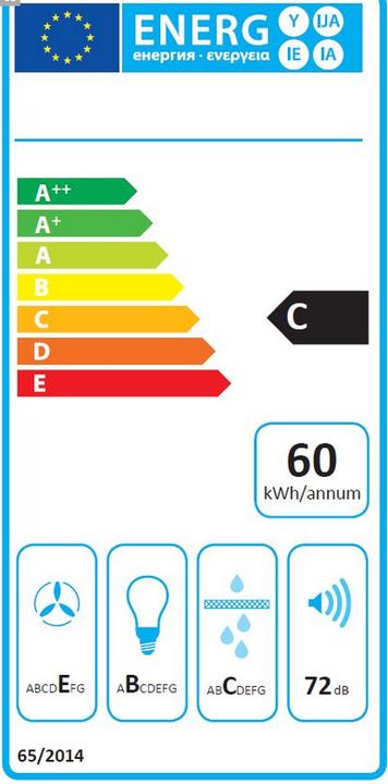 Energie-Label Guzzanti GSL 60IS1