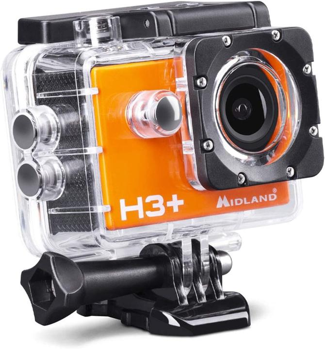 Immagine prodotto Midland H3+ Angolo di visione orizzontale della dashcam max. 120° Batteria, WLAN (Display integrato, WiFi, Full HD)