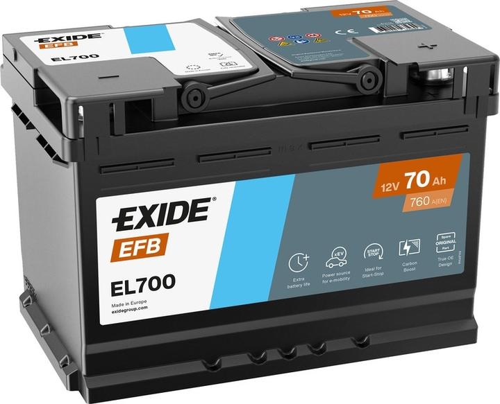 Exide Start-Stop EFB (12 V, 70 Ah, 760 A)
