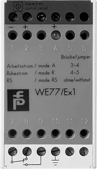 Produktbild Pepperl & Fuchs Switch amplifier WE 77/EX-1 230V 129197 WE 77/EX-1 230V
