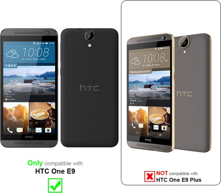 Actual product image Cadorabo display protection glass (1 Piece, HTC One E9)