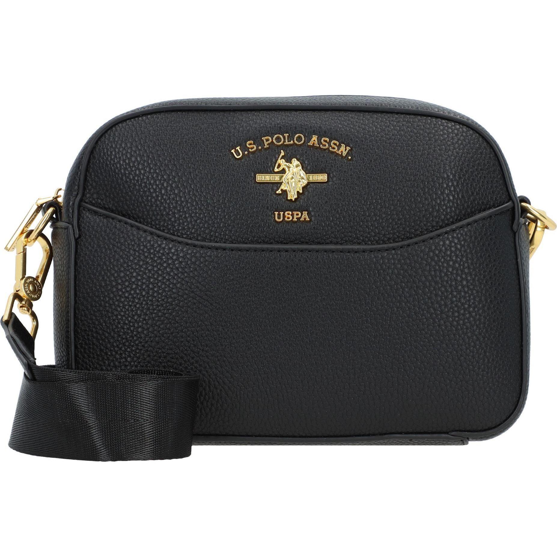 U.S. Polo, Handtasche, Stanford Umhängetasche 25 cm, Schwarz