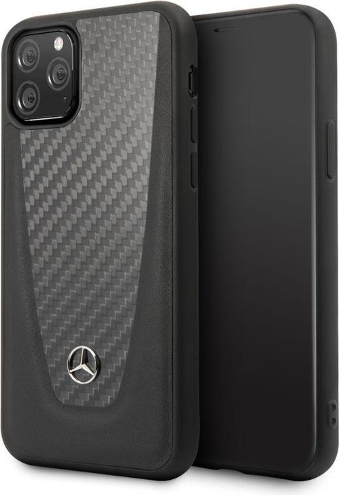 Immagine prodotto Mercedes-Benz Custodia rigida iPhone 11 Pro in pelle e fibra di carbonio (Apple iPhone 11 Pro)