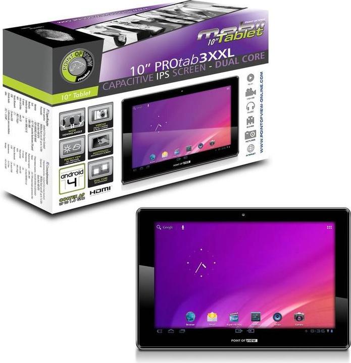 Produktbild Point of View 3 XXL (4G, 10.10", 8 GB, Silber)