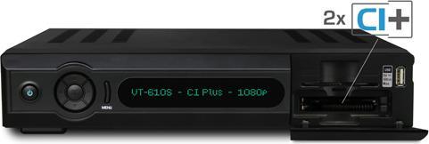 Actual product image Vantage VT-610C, CI+ capable Full HD cable receiver (DVB-C)