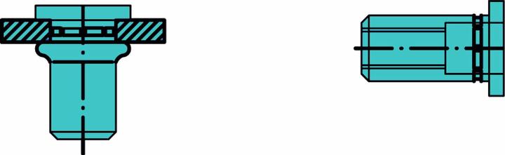 Immagine prodotto Gesipa Dado per rivetto cieco PolyGrip® Gambo per rivetto dxl 11x20mm M8 VA A2 25 pz.