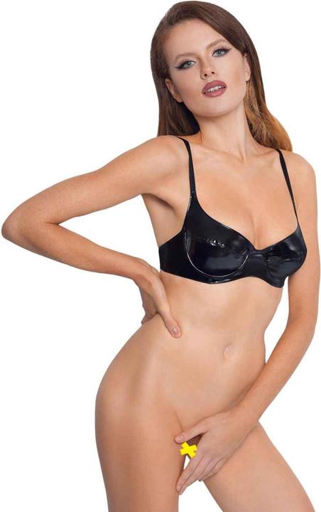 Actual product image Black Level Vinyl Bra black 75D (75 D)