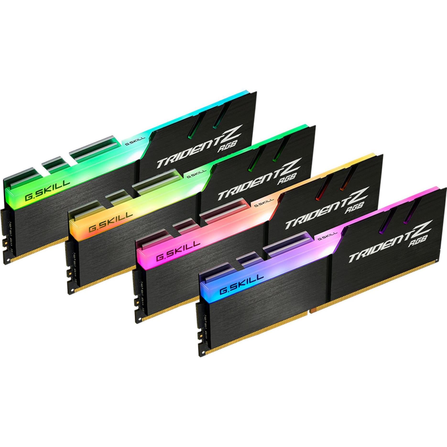 G.Skill Trident Z RGB (4 x 32GB, 4000 MHz, DDR4-RAM, DIMM), RAM, Schwarz
