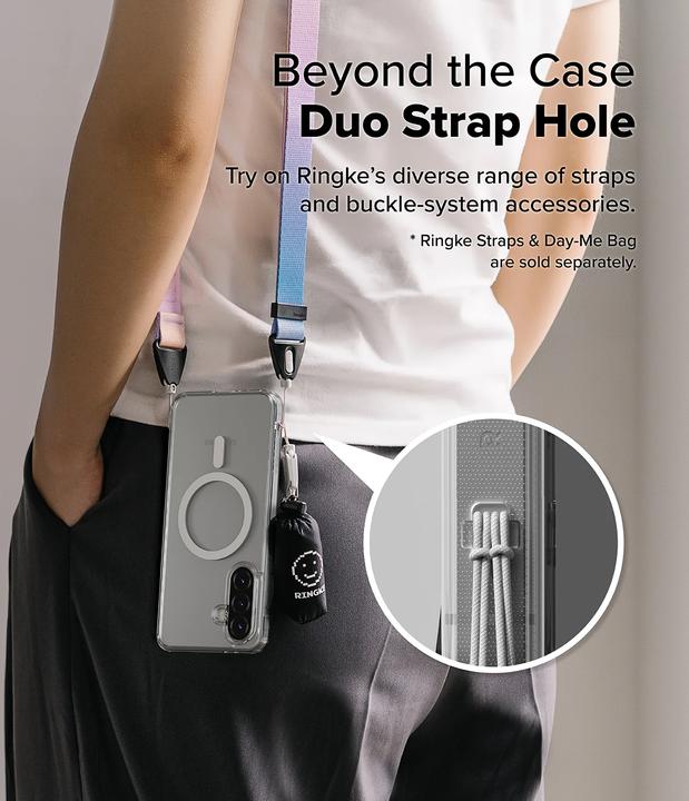 Actual product image Ringke Fusion Magnetic MagSafe Case for Samsung Galaxy A36 / A56 5G - Transparent (Samsung Galaxy A36, Samsung Galaxy A56 5G)