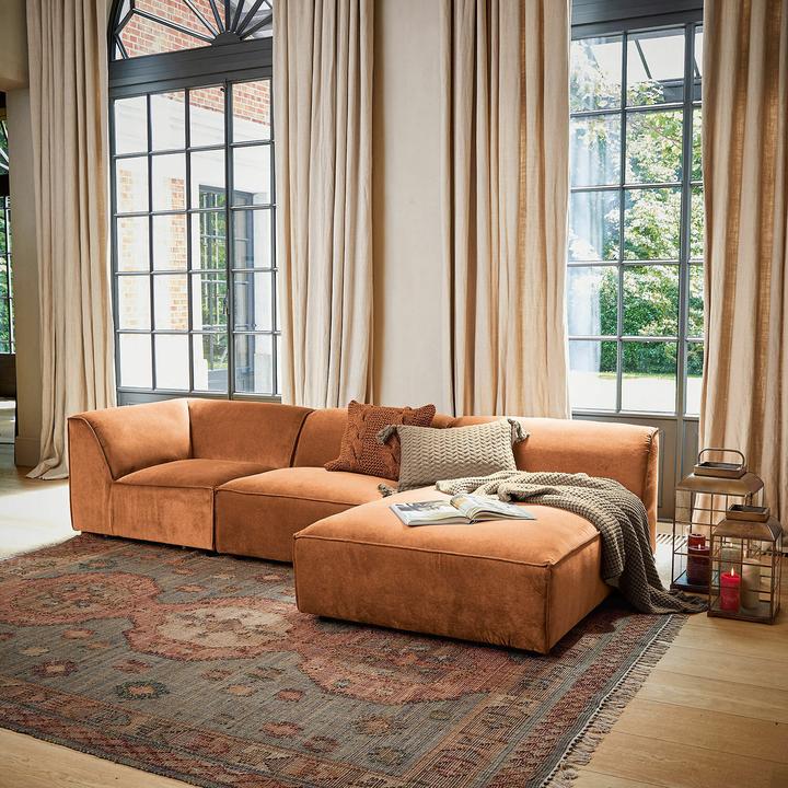Produktbild Loberon Sofa McLean orange (3-Sitzer)